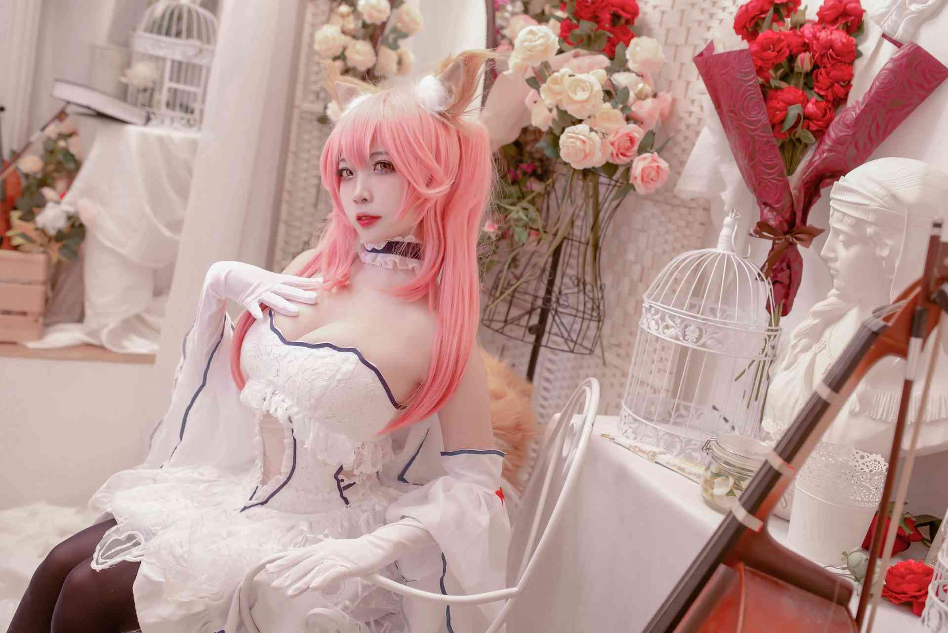 二佐NisaFate玉藻前婚纱